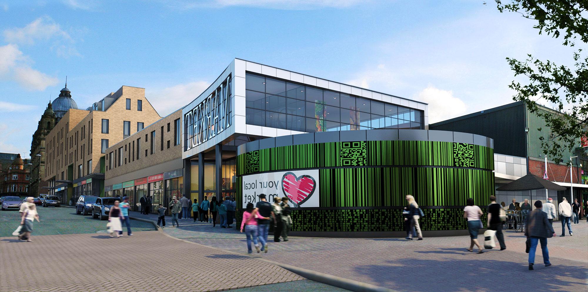 Exterior of Leeds Kirkgate Market